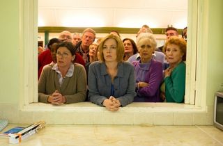 Olivia Colman and her London Road co-stars