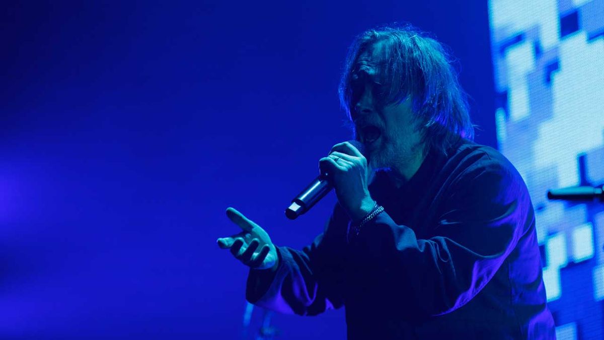 Thom Yorke onstage