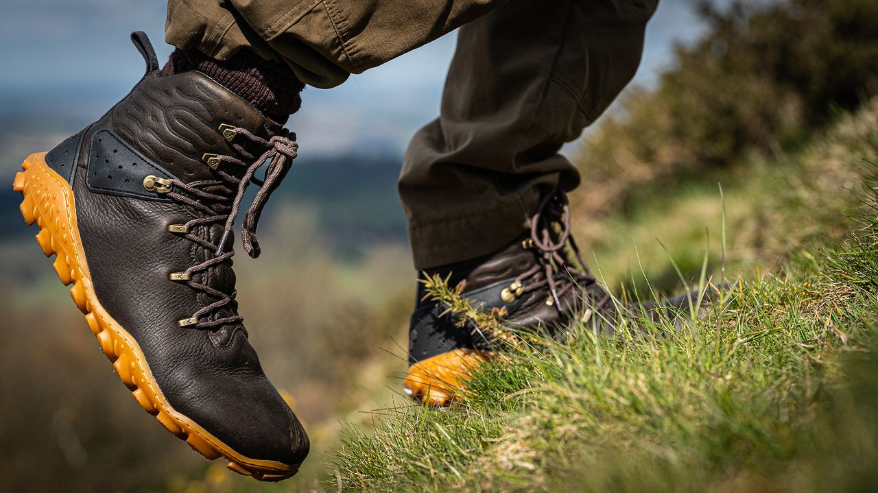 Vivobarefoot Tracker Forest ESC boots in use