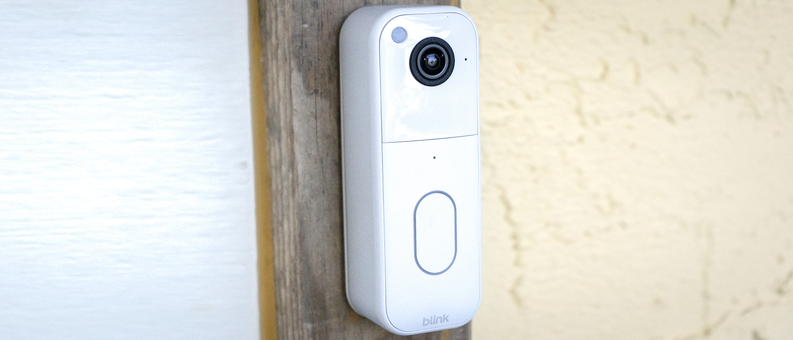 Blink Video Doorbell (2nd gen) mounted on a doorframe