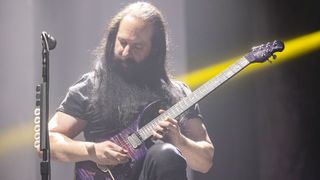 John Petrucci onstage – the Dream Theater man appears to be launching his own guitar plugin software, Tone Mission