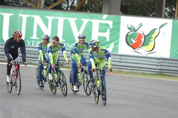 Ah, boys, you know it's not a team time trial, right?