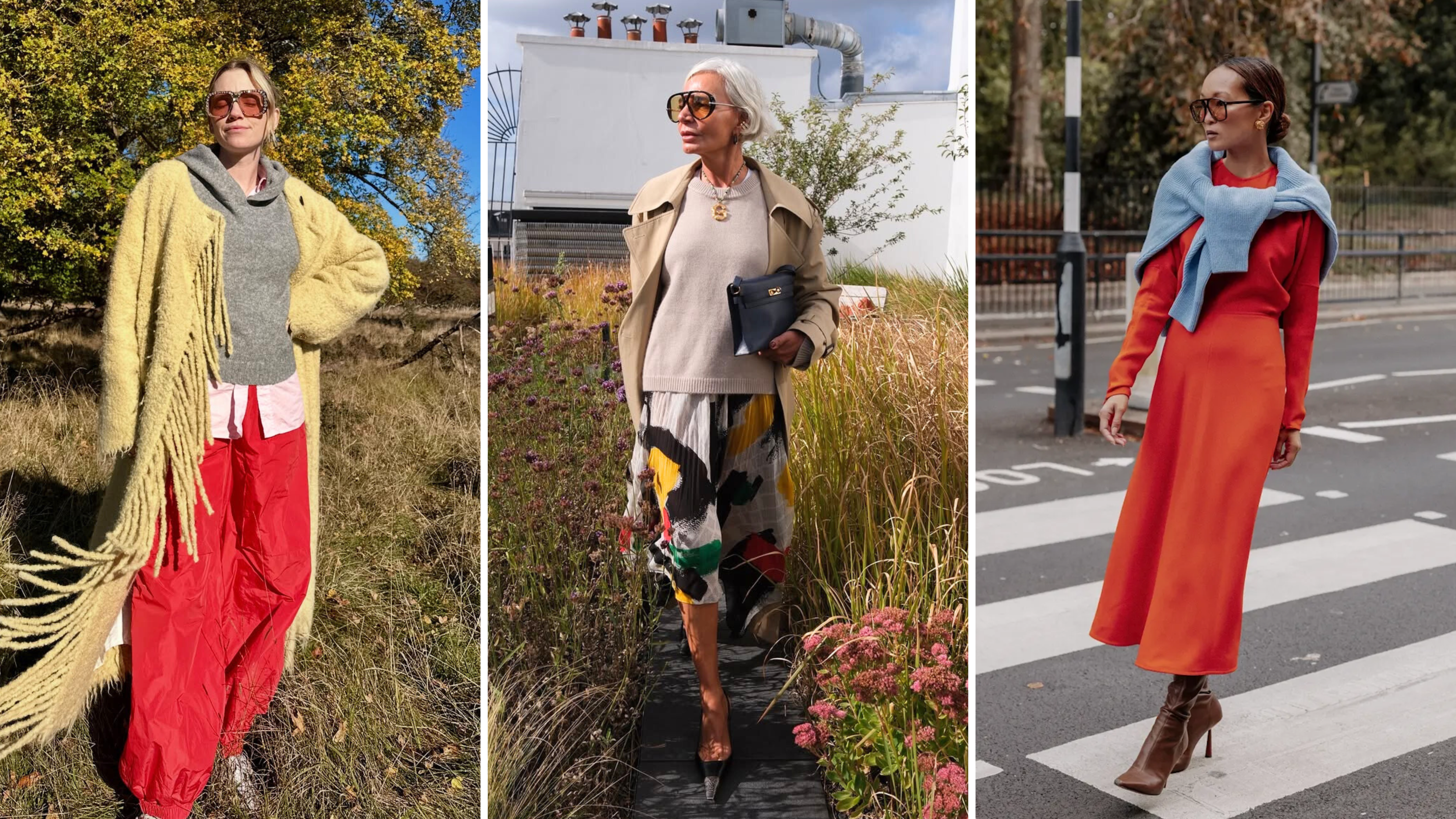 how to care for cashmere - 3 women wearing cashmere jumpers