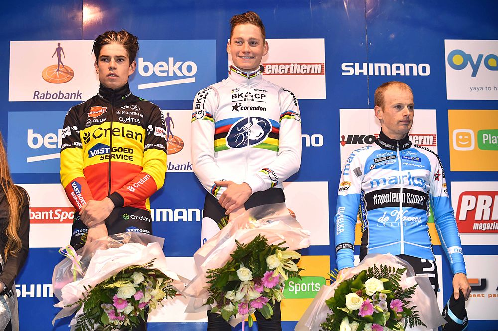 Mathieu Van der Poel wins the last World Cup race in Hoogerheide