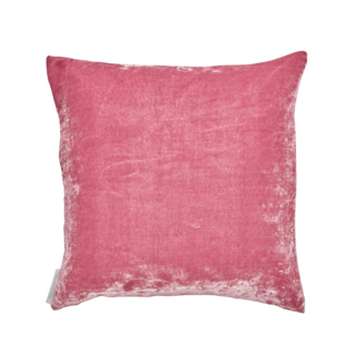 Pink velvet pillow