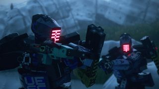 Marathon Rook scavenger frame cinematic UESC robots