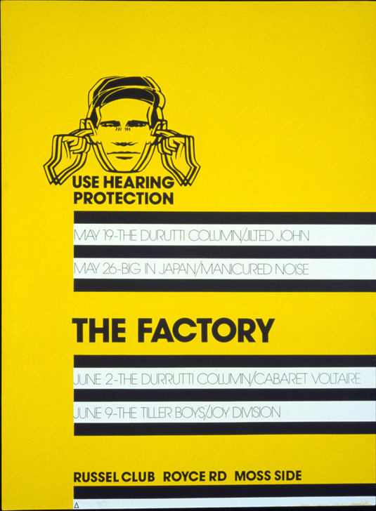 The artwork produced for Factory Records was as influential as its music