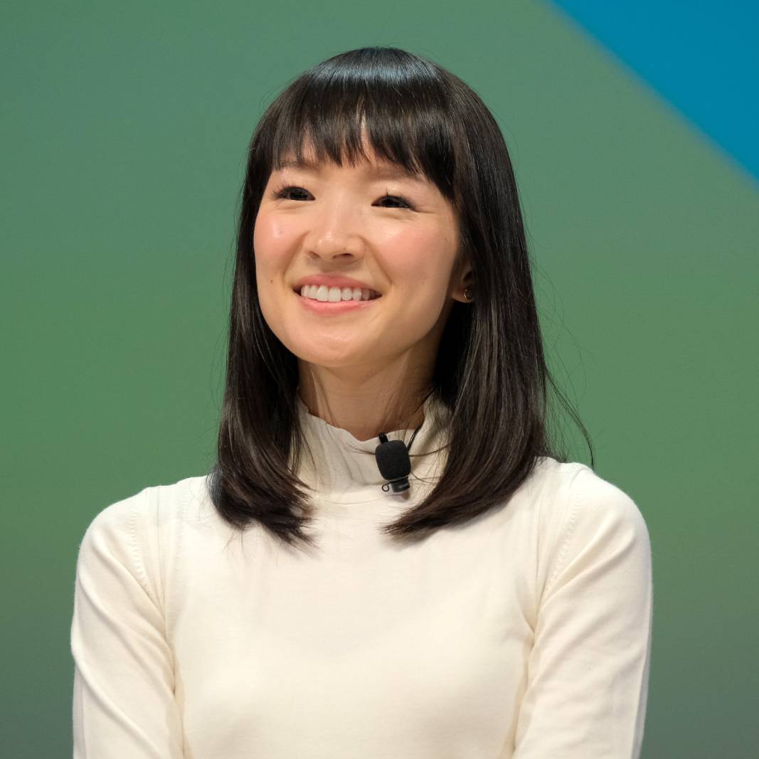 Marie Kondo smiling