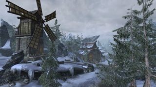Elder Scrolls Online snow village