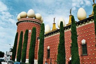The design of Salvador Dali's museum complex is as impressive as the work inside it