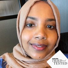 Zeynab Mohamed testing the l'oréal infallible foundation