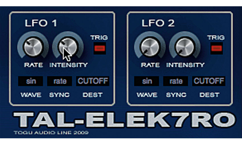 Intensity knobs