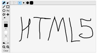 This drawing board can be embedded in HTML5