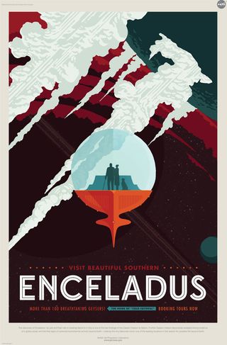 NASA Posters - Enceladus