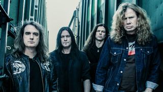 Megadeth in 2014, including Chris Broderick