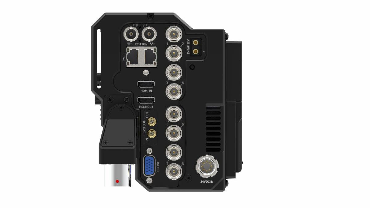 The MultiDyne SilverBack-IP Fiber Camera Adapter.