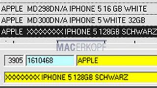 iPhone 128GB listing