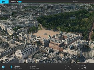 London in all its Ovi 3D glory