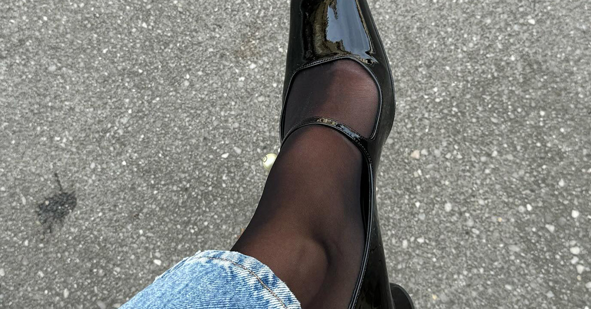 Mary Janes and Socks Are My Latest Go-To Shoe Combination | Who What Wear