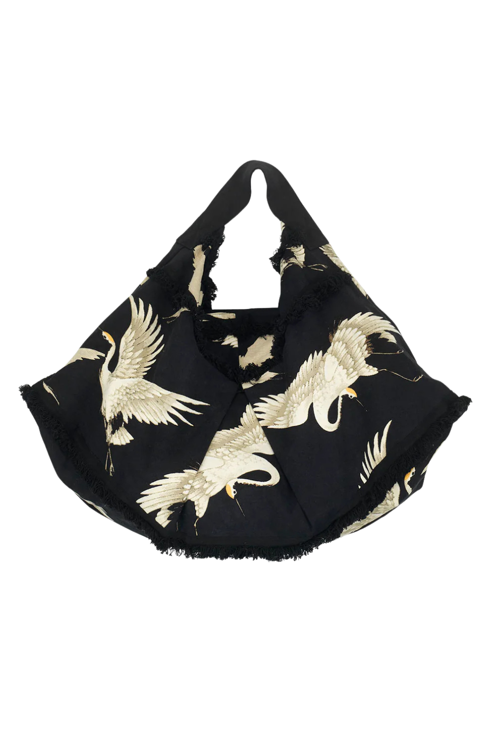 Stork Black Slouch Bag