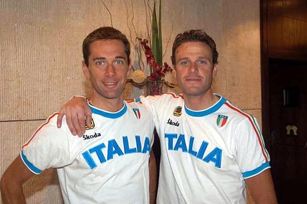 Marco Velo with Alessandro Petacchi