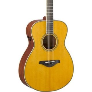 The body of a Yamaha FS-TA TransAcoustic acoustic guitar