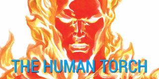 Human Torch Fantastic Four by Alex Ross