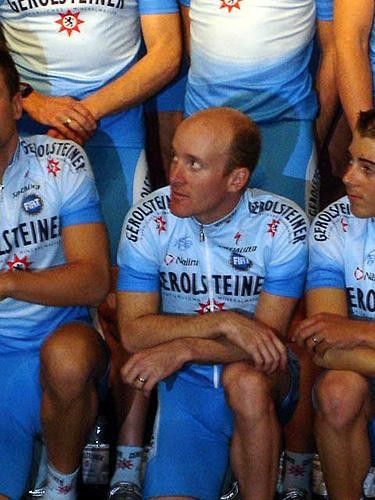 Levi Leipheimer amidst his new teammates