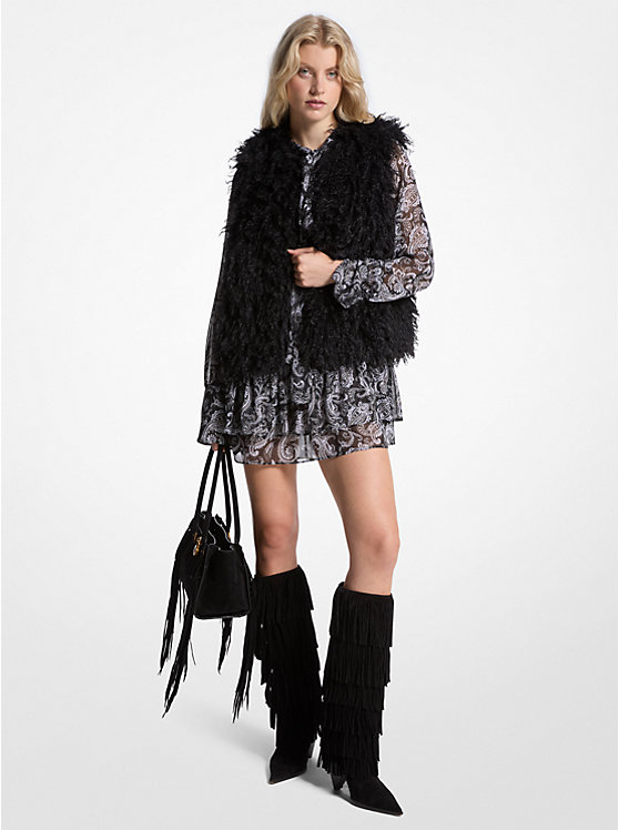 Faux Shearling Vest