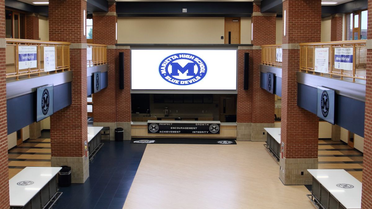 LG displays at Marietta High School