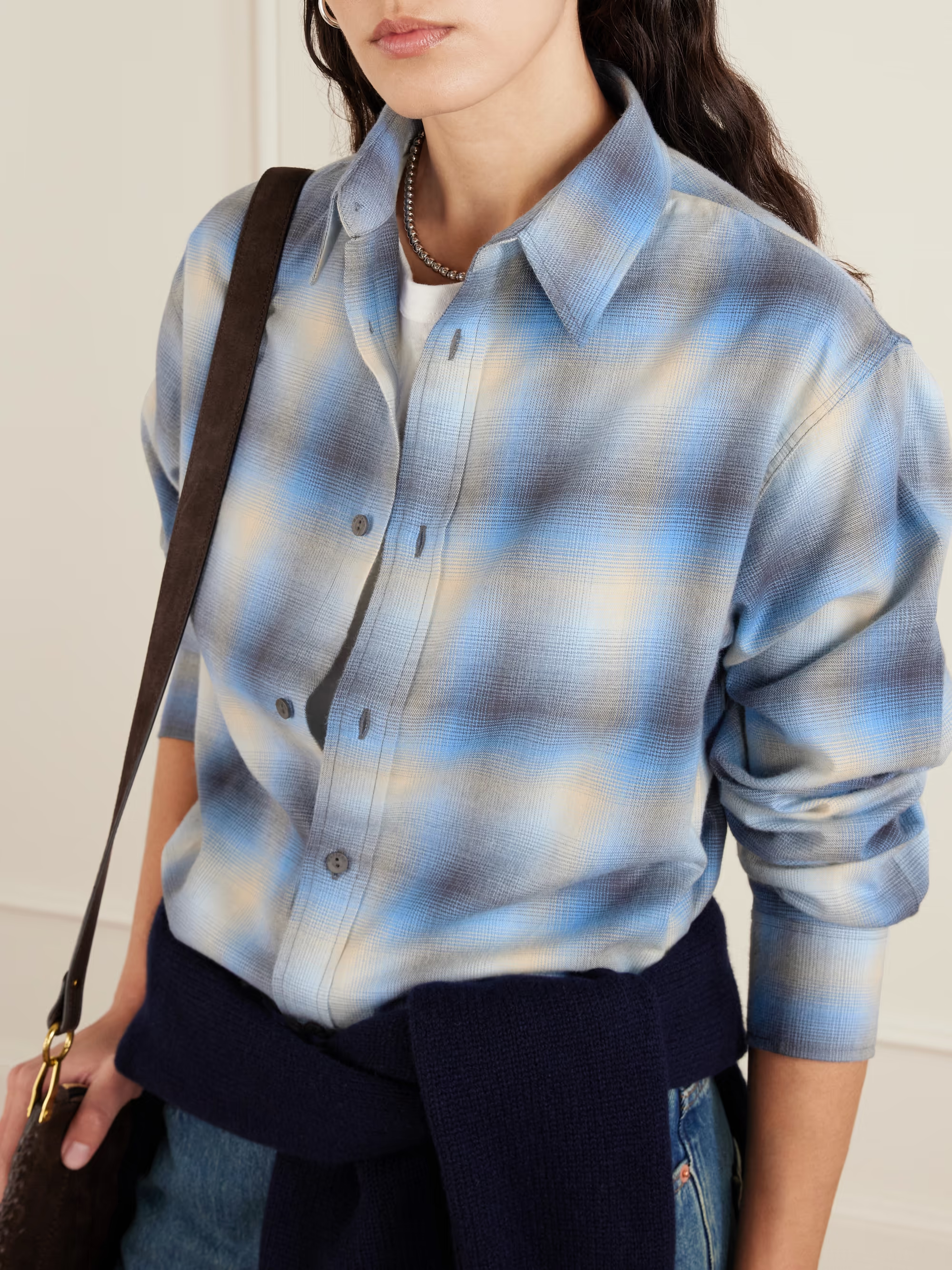 MATTEAU, Cotton-flannel shirt