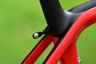 Detail of Lizzie Deignan's Trek Emonda race bike