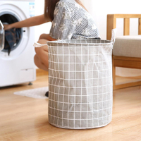   Portable & Foldable Round Laundry Basket