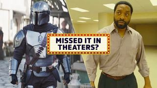 (L-R) Pedro Pascal in "The Mandalorian"; Chiwetel Ejiofor in "Backrooms"