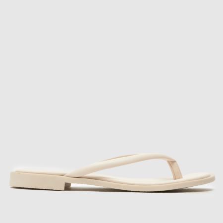 Schuh Tulia Toe Post in White