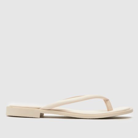 Schuh Tulia Toe Post in White