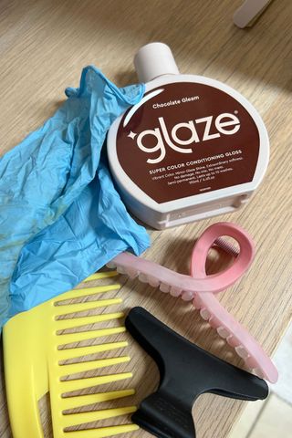 Herramientas para aplicar brillo al cabello Glaze