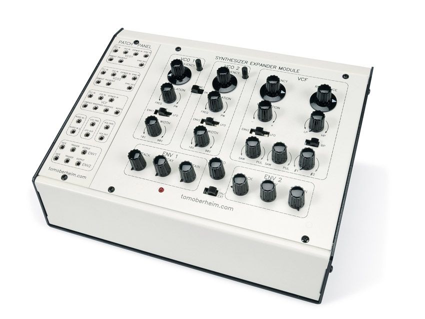 On the optional patch panel, 33 inputs and outputs are available, turning the SEM into a semi-modular synth.