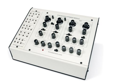 On the optional patch panel, 33 inputs and outputs are available, turning the SEM into a semi-modular synth.