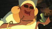Mama Odie and Tiana in The Princess and the Frog.