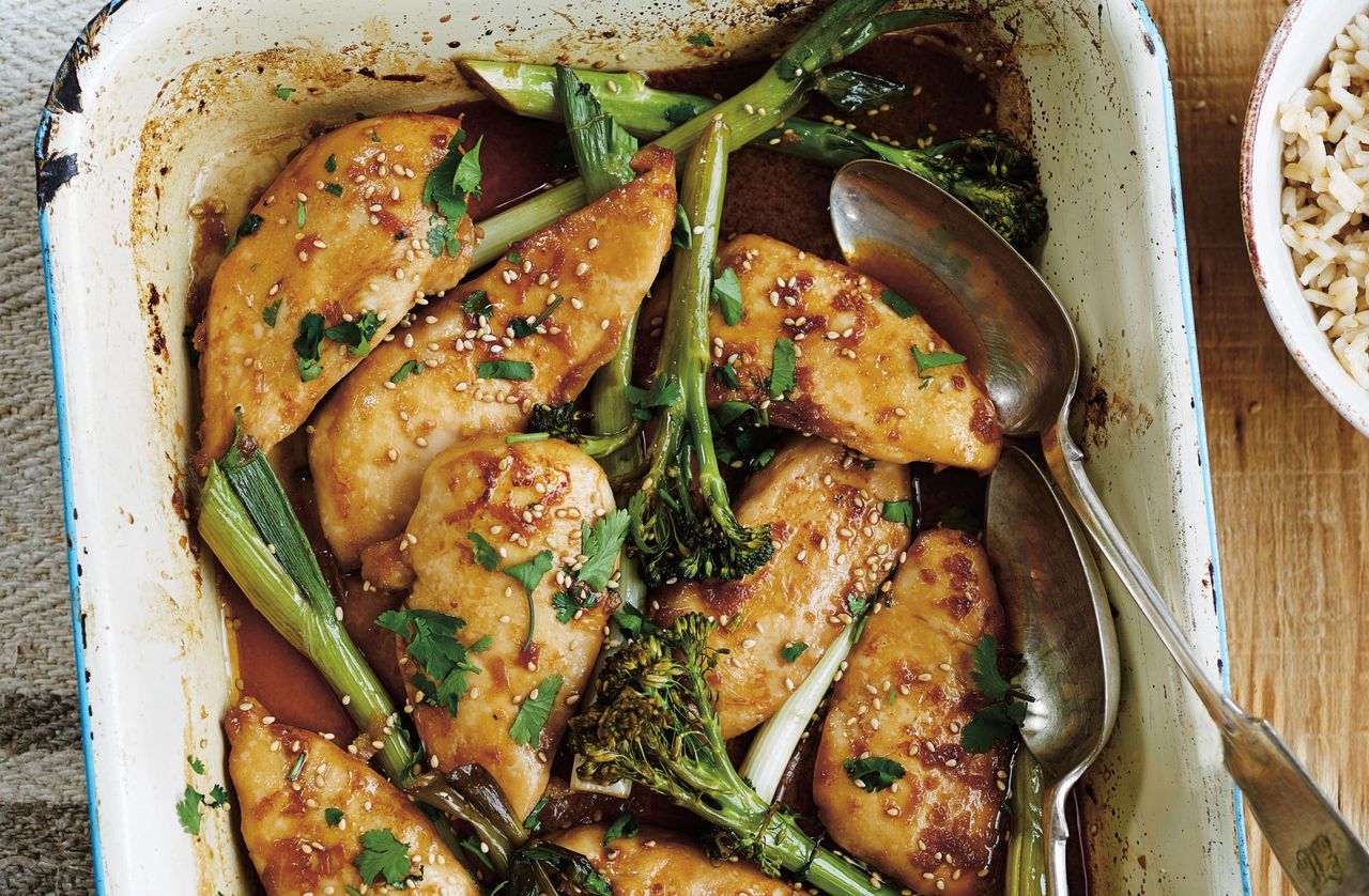 Honey and soy sticky chicken