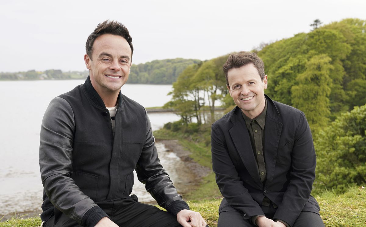 Ant and Dec posing for Ant and Dec&#039;s DNA Journey