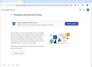 Create a passkey