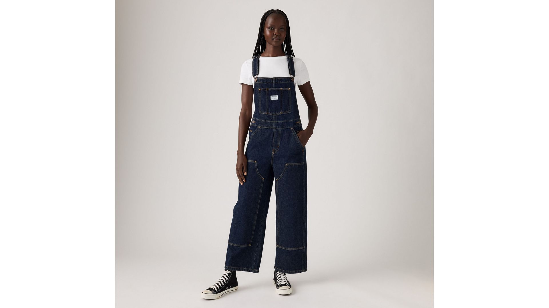 Baggy Highwater Women's Overalls