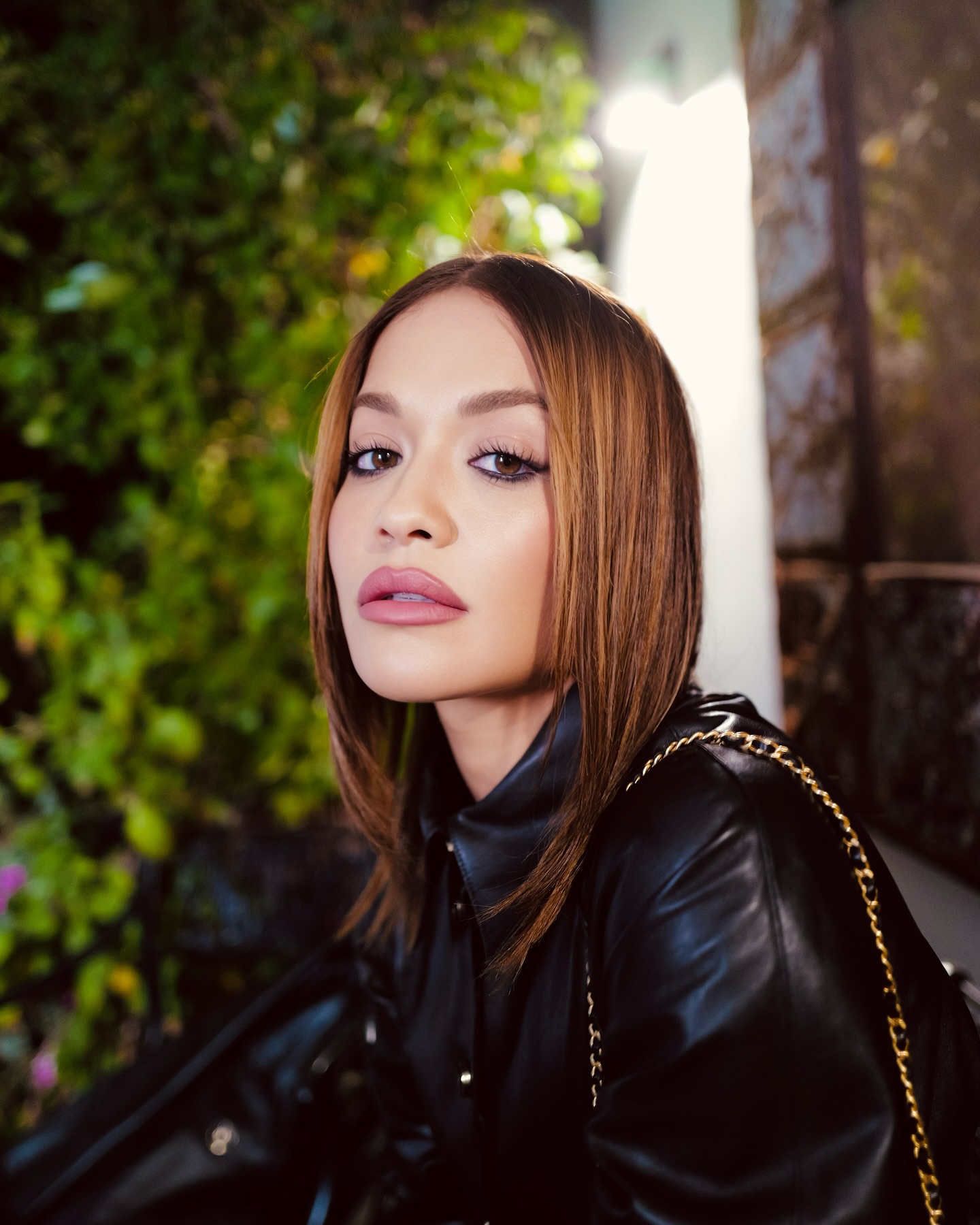 Rita Ora with mid-length hairstyle