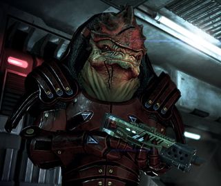 Wrex, the joke-cracking comic relief