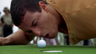 Adam Sandler in Happy Gilmore.