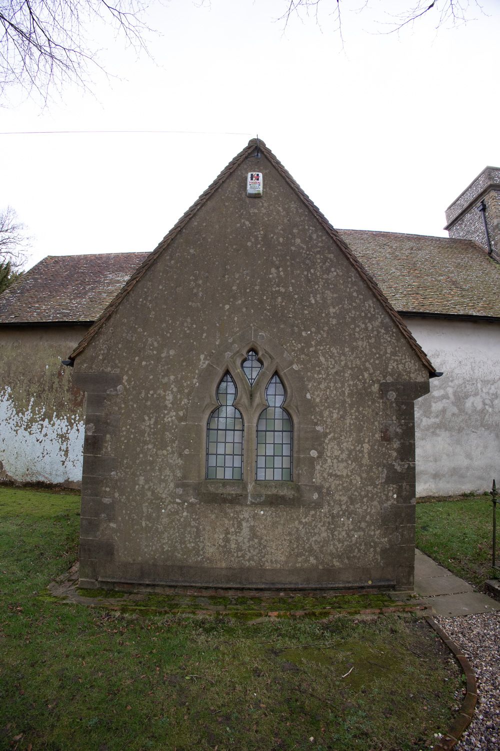 A Church window from the outside