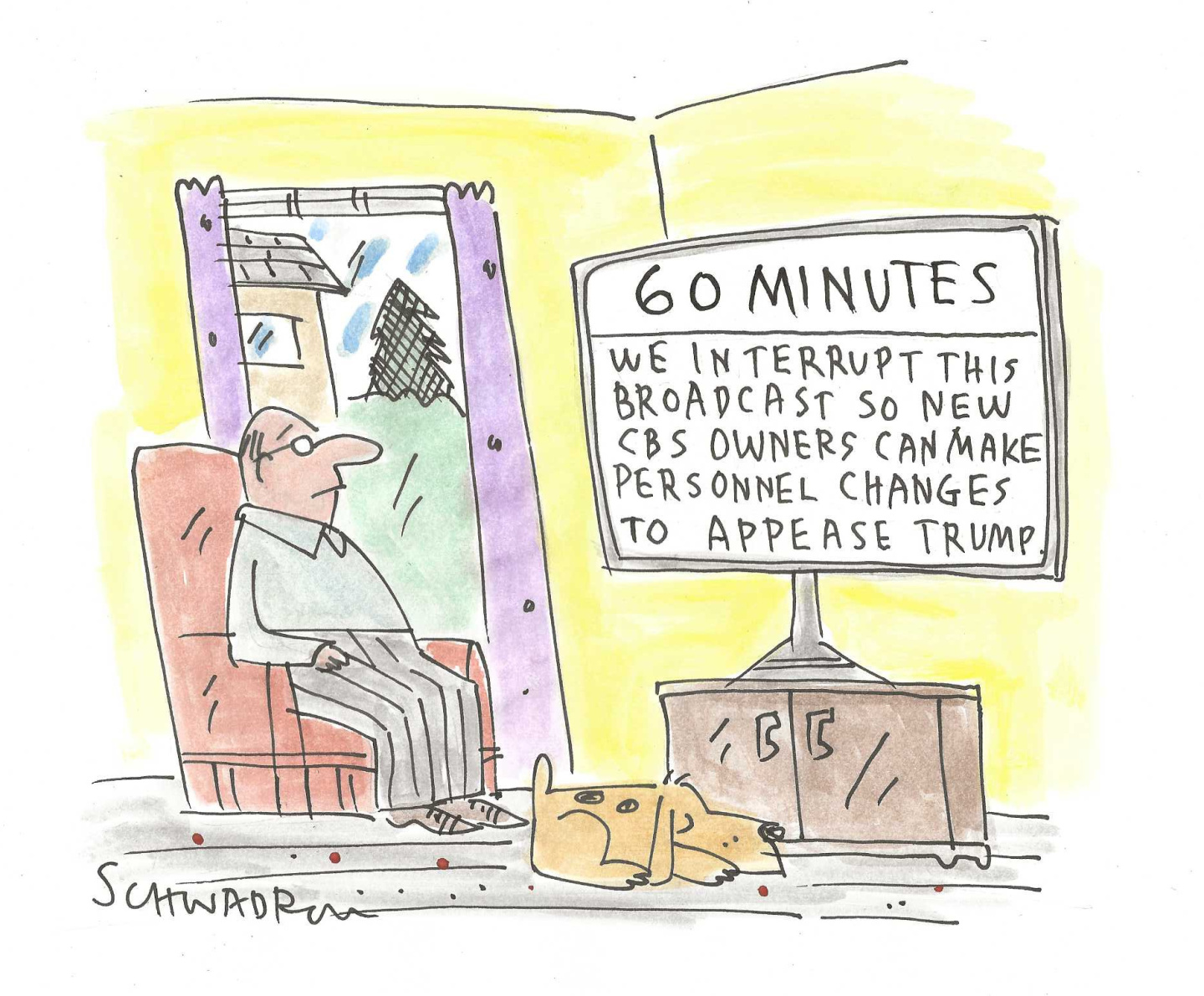 Political cartoon