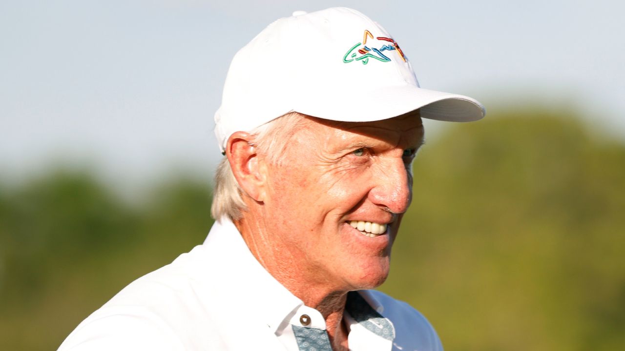 Greg Norman at the 2021 QBE Shootout